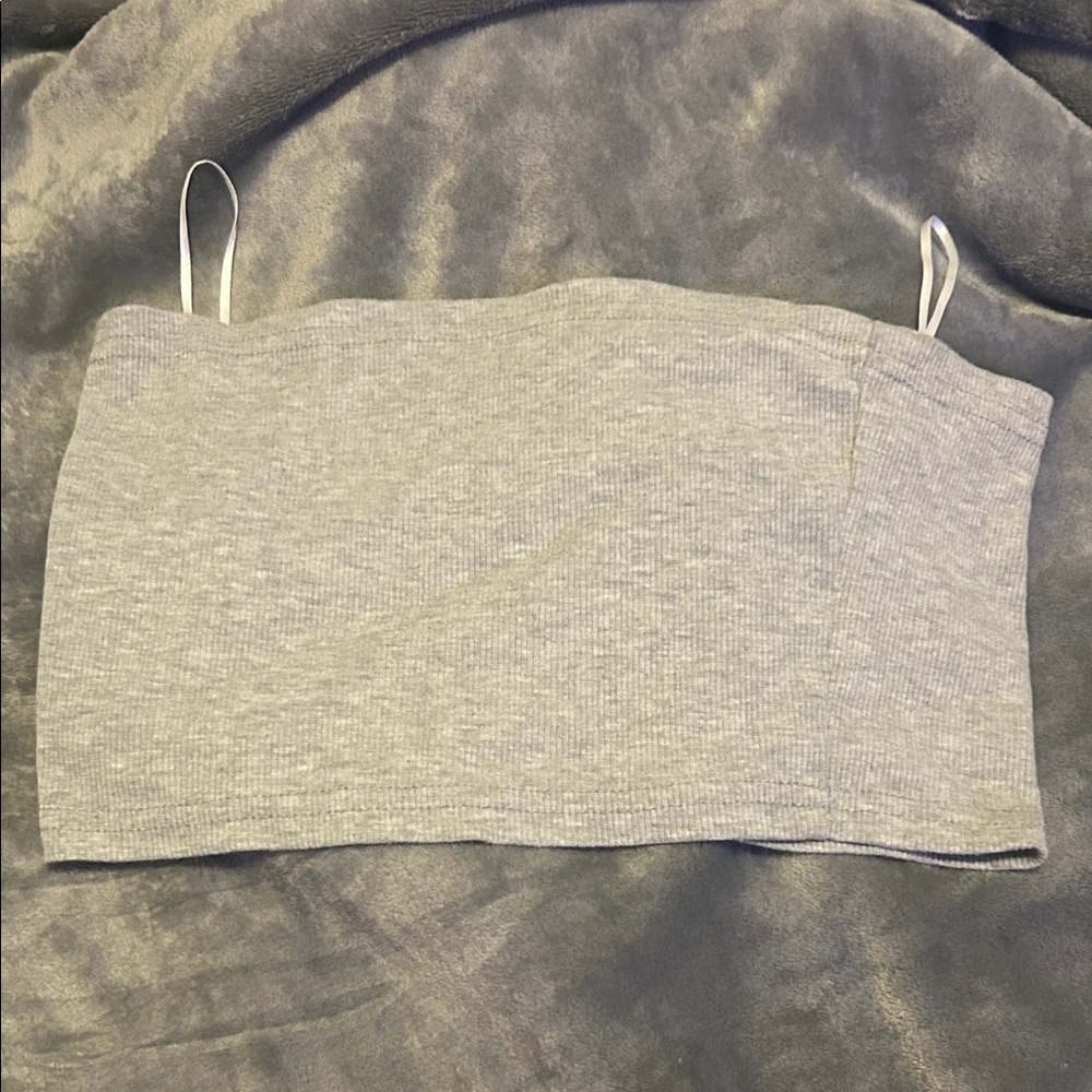 SHEIN Gray Crop Top
